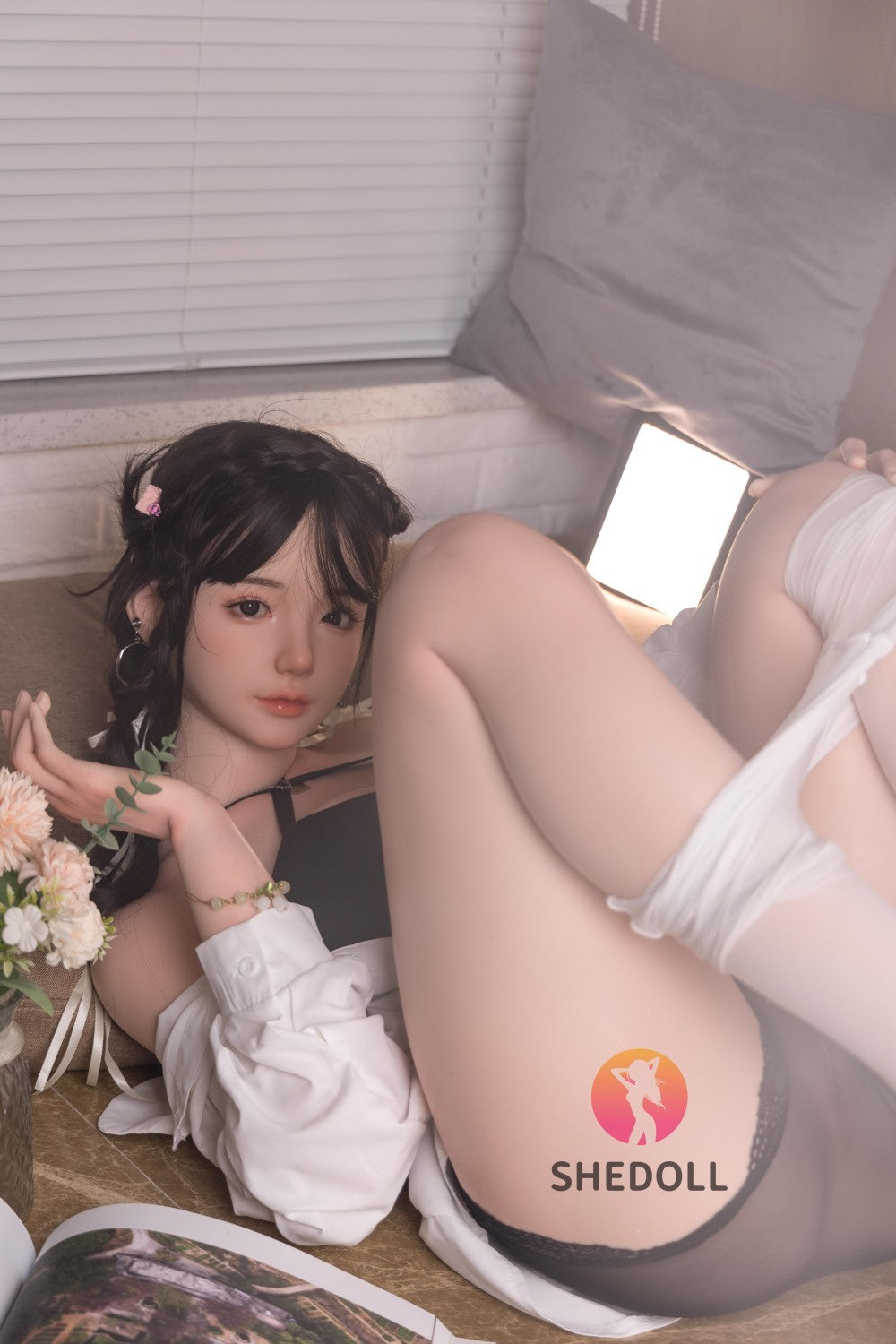 Zara sexdukke (SHEDOLL 165 cm E-cup #SH056 Silikon)