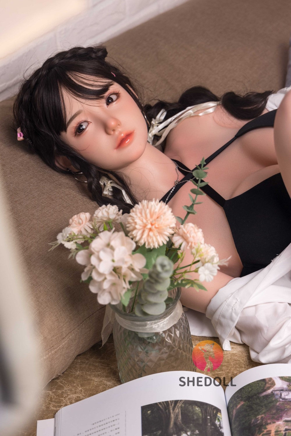 Zara sexdukke (SHEDOLL 165 cm E-cup #SH056 Silikon)