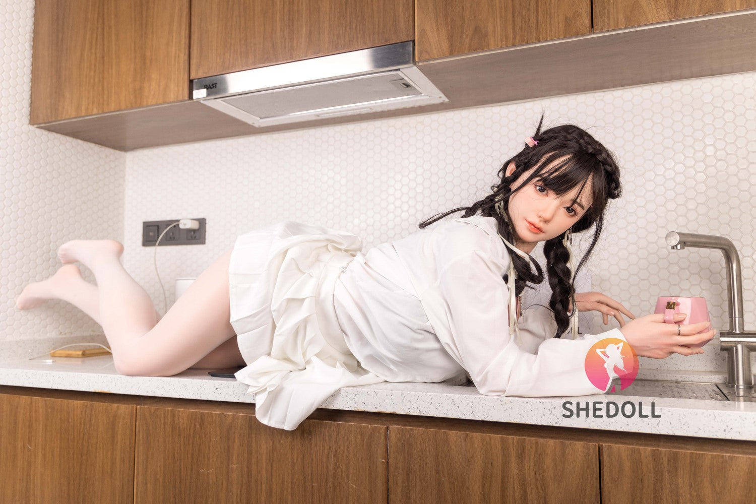 Zara sexdukke (SHEDOLL 165 cm E-cup #SH057 Silikon)