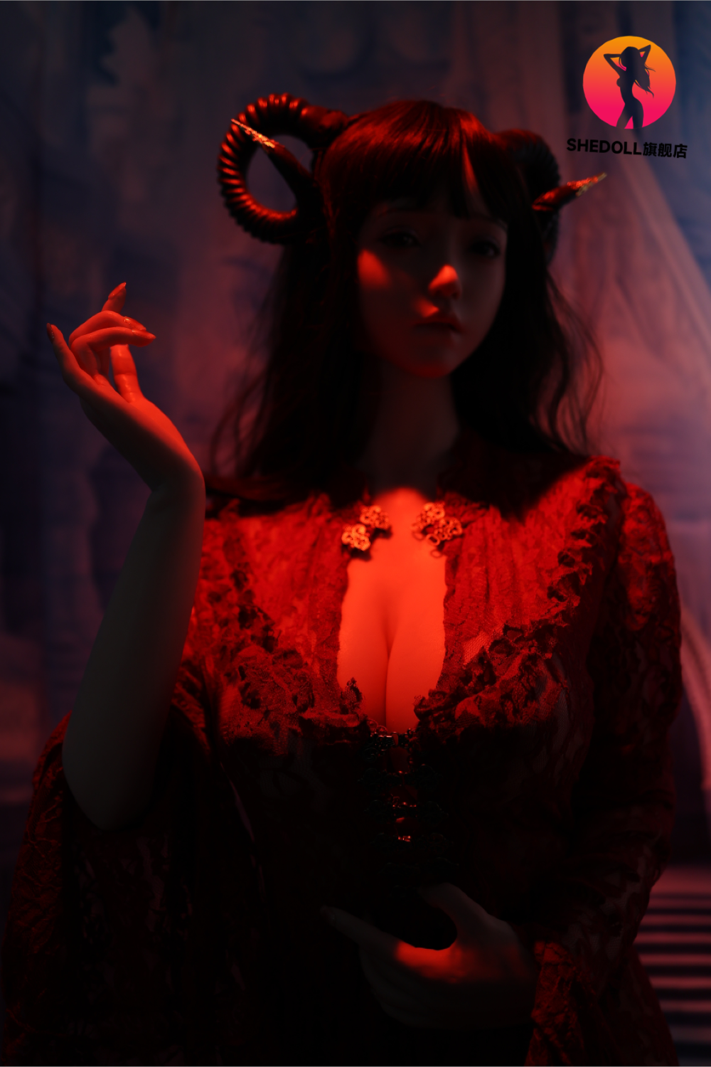 Chole sexdukke (SHEDOLL 163 cm H-cup #SH071 Silikon)