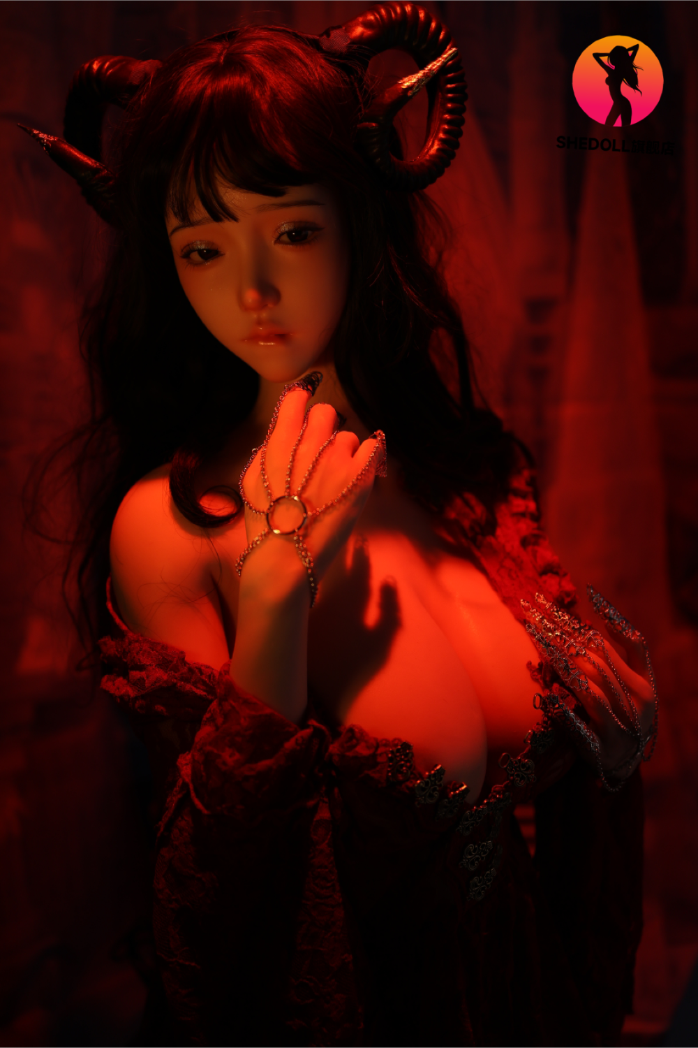 Chole sexdukke (SHEDOLL 163 cm H-cup #SH071 Silikon)