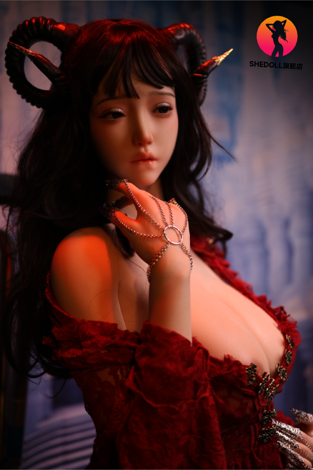 Chole sexdukke (SHEDOLL 163 cm H-cup #SH071 Silikon)