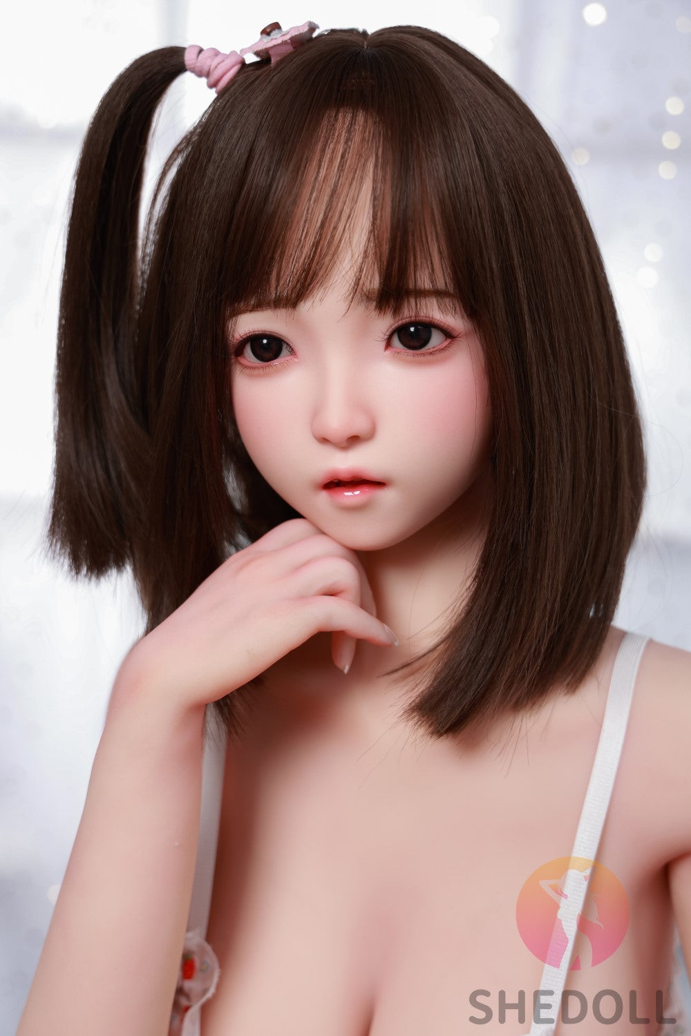 Sukkertøy sexdukke (SHEDOLL 148 cm D-cup #SH077 2.0 TPE+silikon)