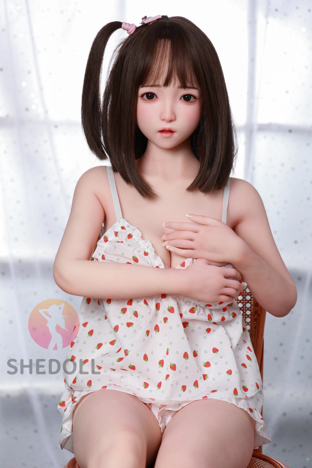 Sukkertøy sexdukke (SHEDOLL 148cm d-cup #SH077 2.0 TPE+silikon)