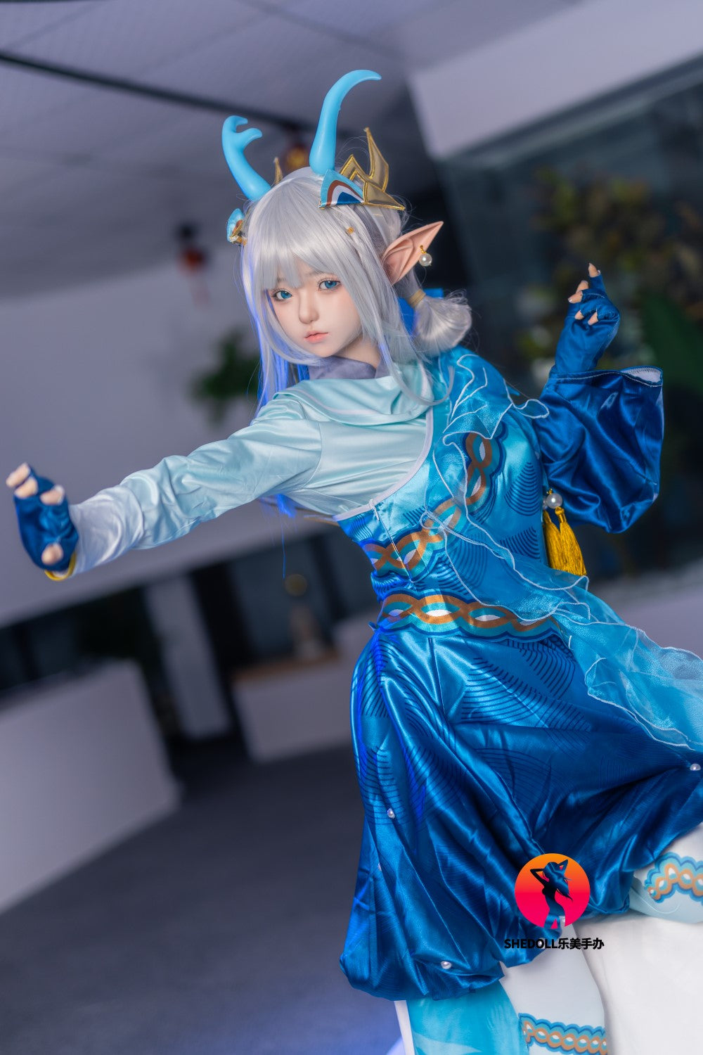 Aileen sexdukke (SHEDOLL 148 cm D-cup #SH087 2.0 silikon)