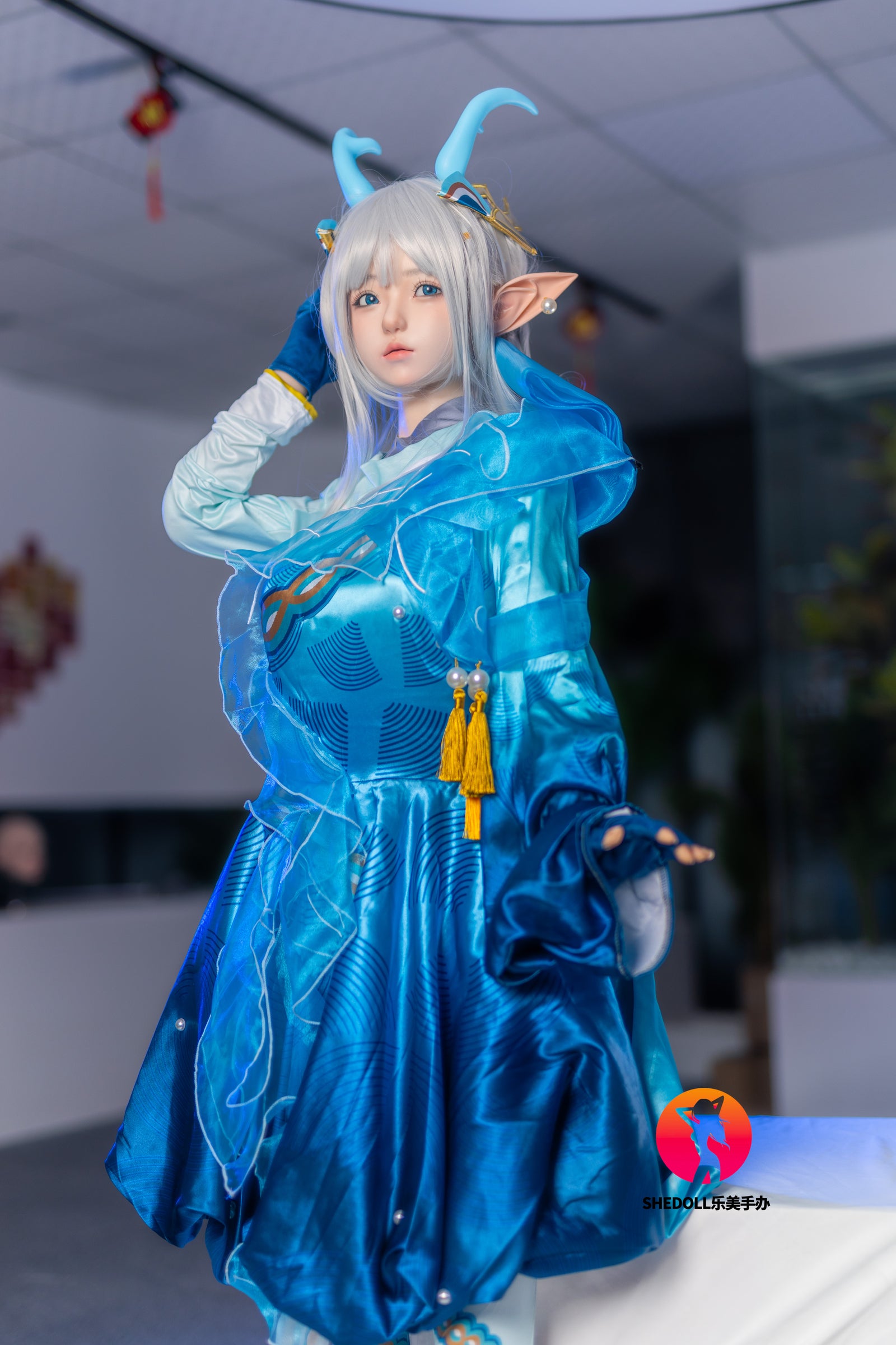 Aileen sexdukke (SHEDOLL 148 cm D-cup #SH087 2.0 silikon)