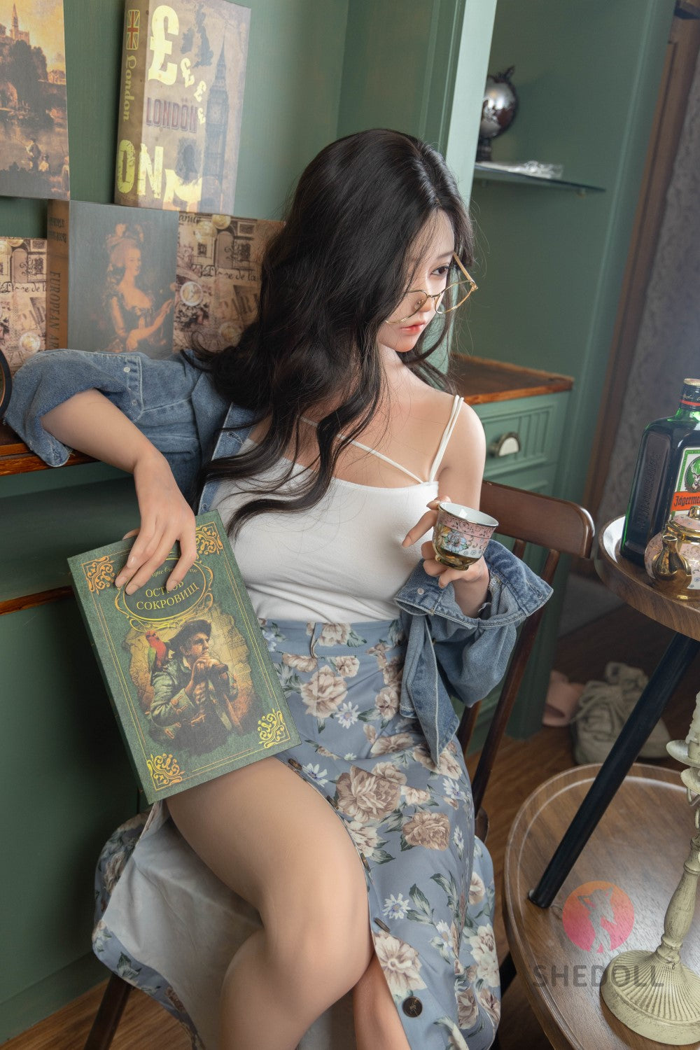 Jasmine sexdukke (SHEDOLL 165 cm E-cup #SH102 2.0 silikon)