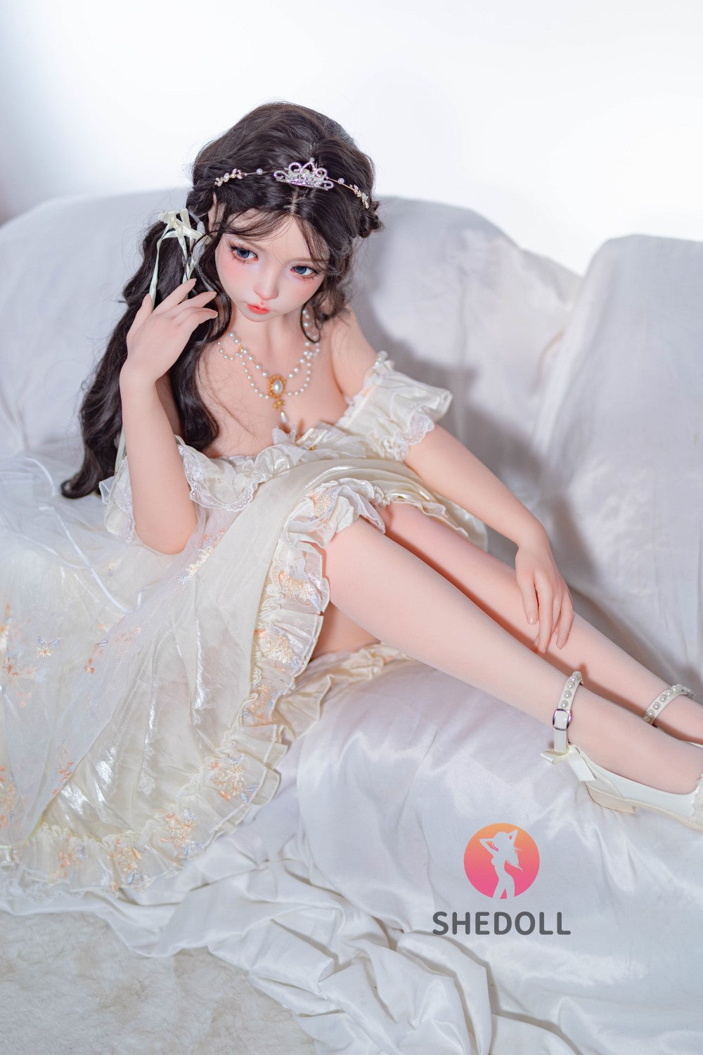 Sukkertøy sexdukke (SHEDOLL 145 cm G-cup #SH104 2.0 TPE+silikon)