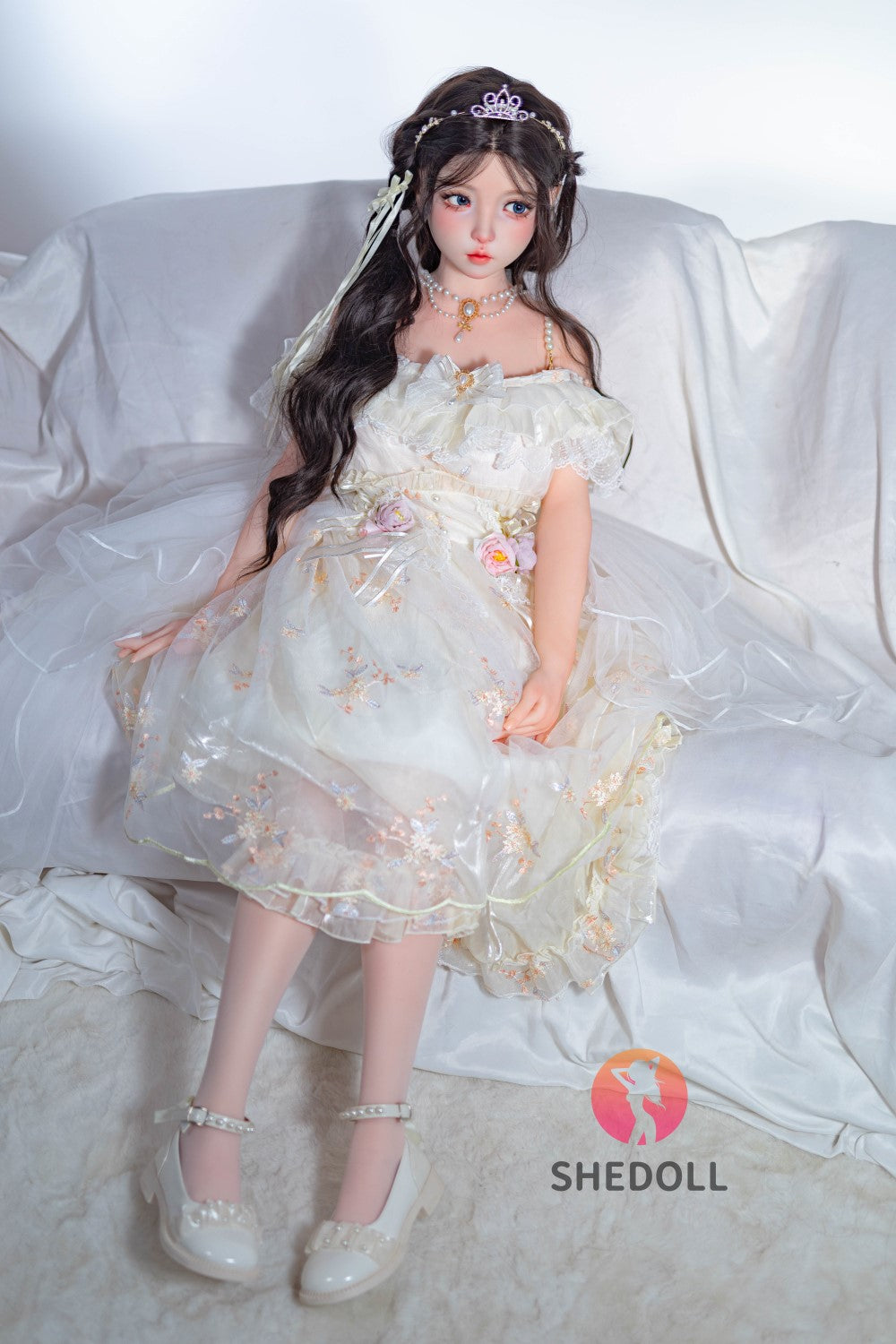 Sukkertøy sexdukke (SHEDOLL 145 cm G-cup #SH104 2.0 TPE+silikon)