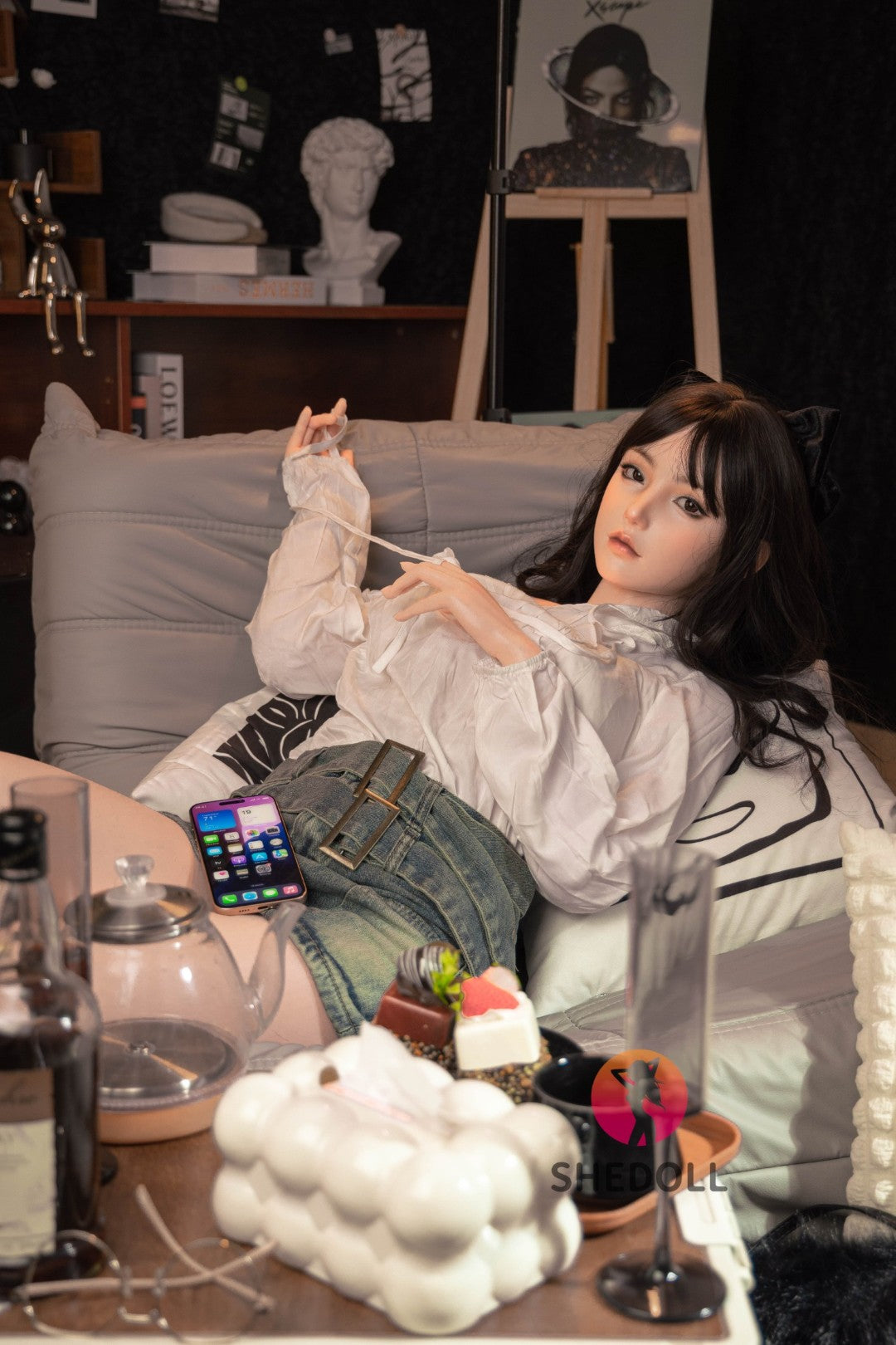Vesper sexdukke (SHEDOLL 158 cm C-cup #SH155 Silikon)