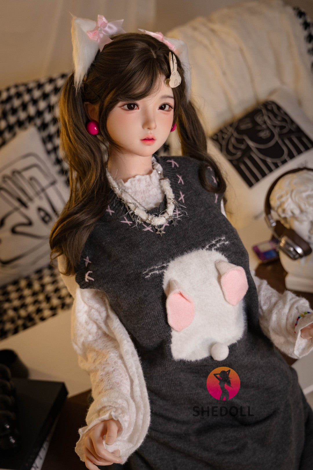 Cece sexdukke (SHEDOLL 145 cm G-cup #SH156 Silikon)