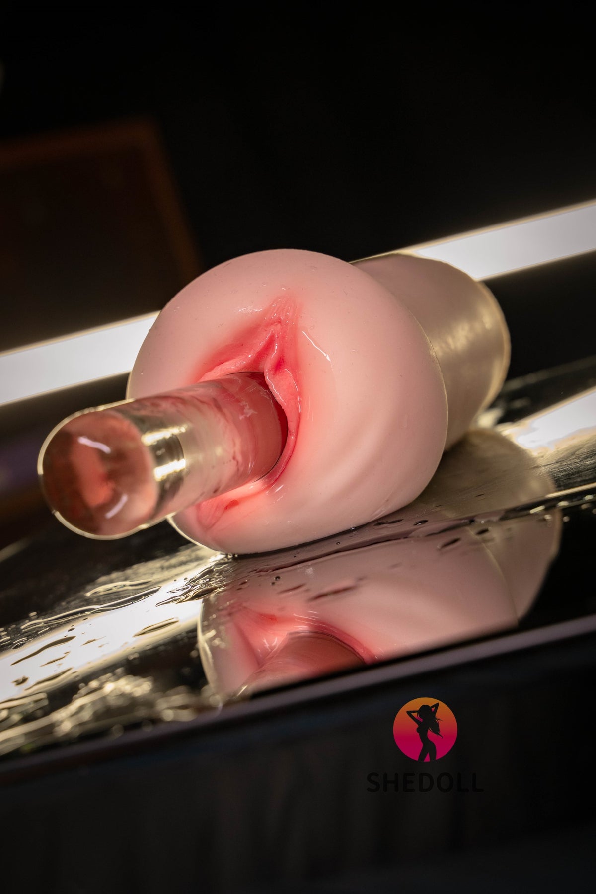 Realistisk onani (SHEDOLL #SH160 Silikon og TPE)