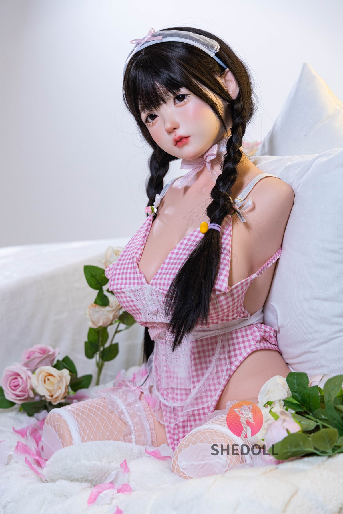 Torso sexdukke (SHEDOLL 70 cm D-cup #SH162 Silikon)