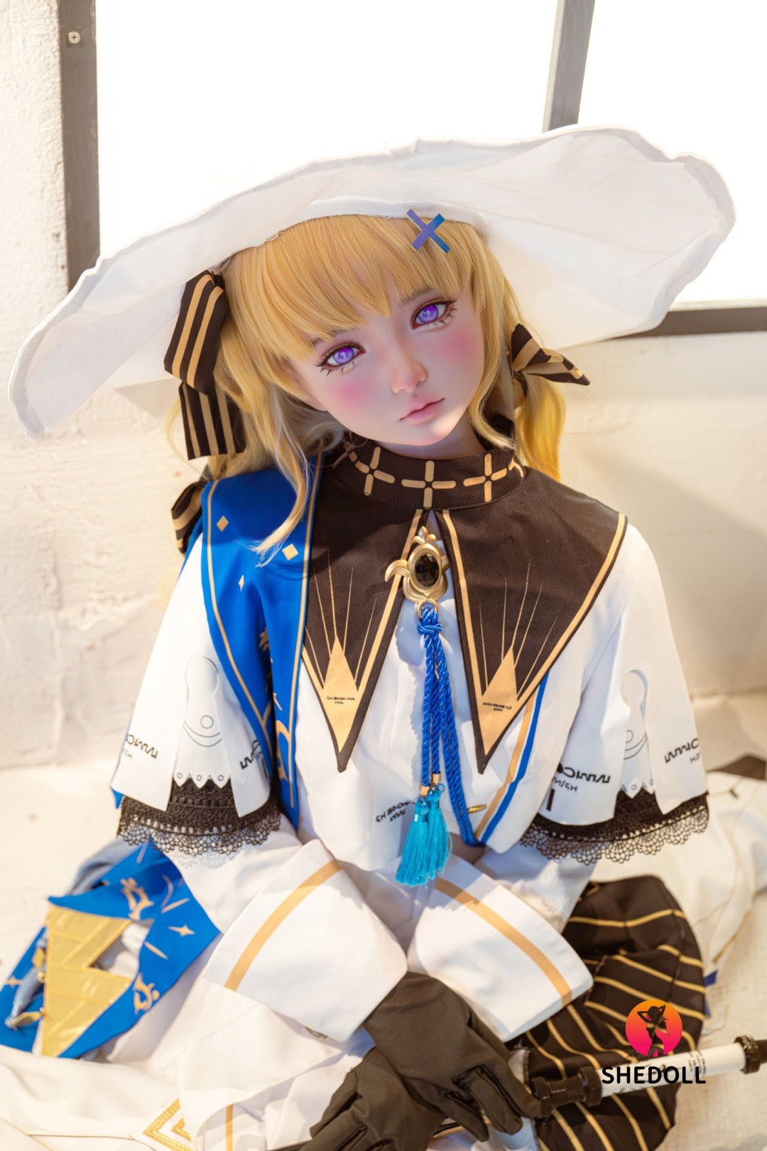 Phoebe sexdukke (SHEDOLL 152 cm A-cup #SH189 2.0 TPE+silikon)