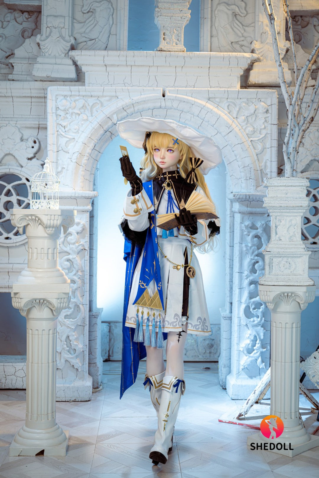 Phoebe sexdukke (SHEDOLL 152 cm A-cup #SH189 2.0 TPE+silikon)