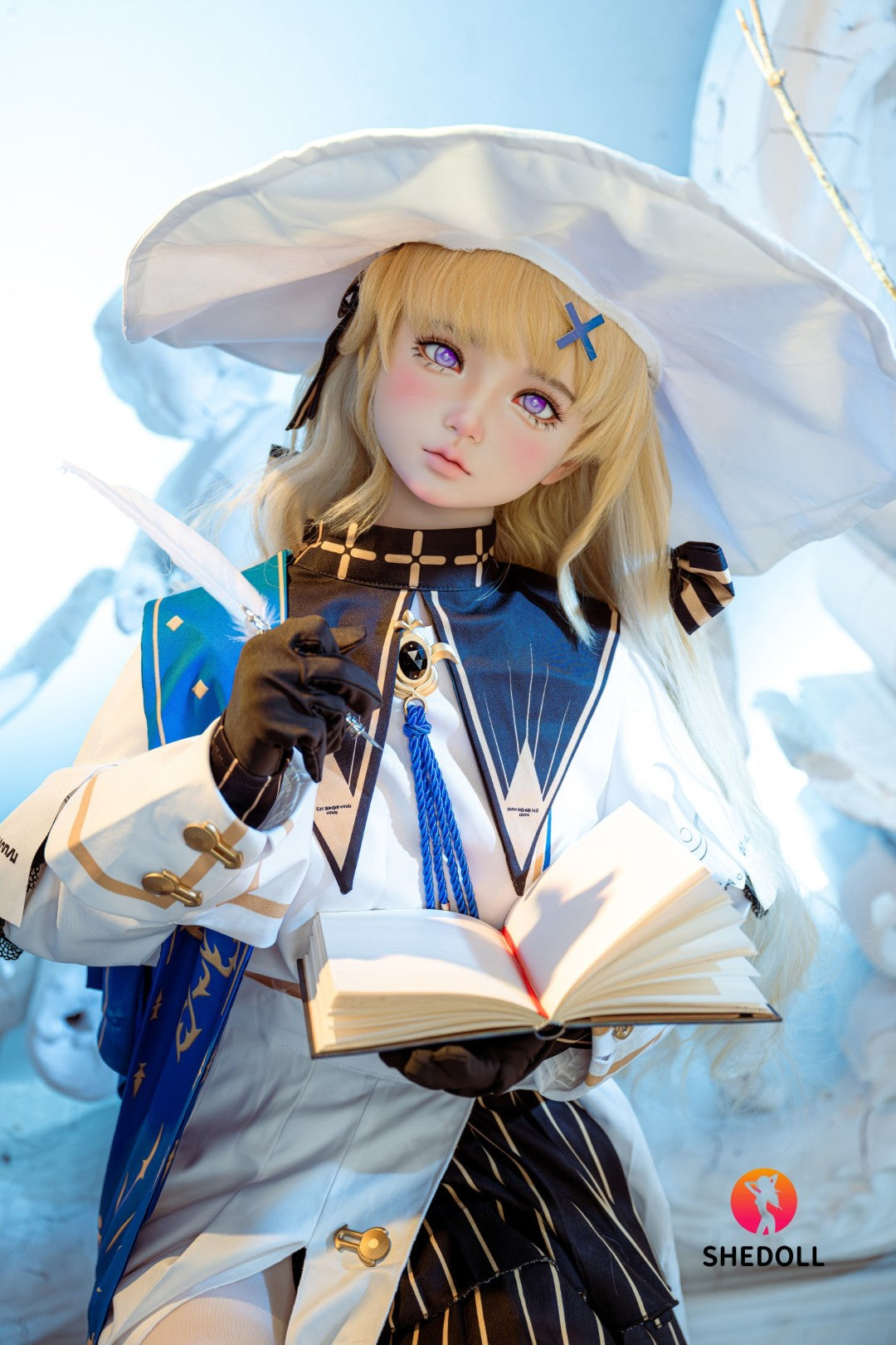 Phoebe sexdukke (SHEDOLL 152 cm A-cup #SH189 2.0 TPE+silikon)