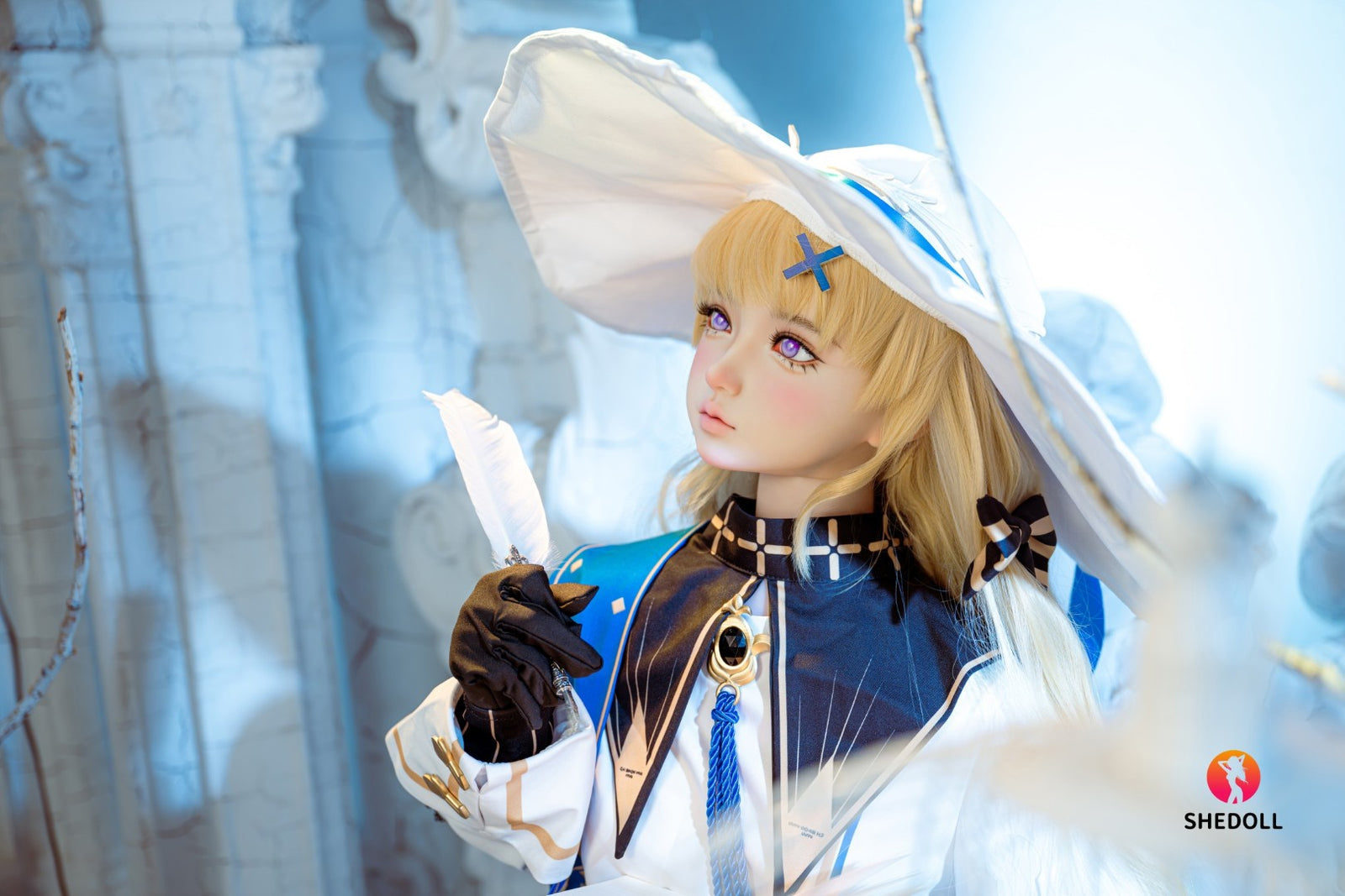 Phoebe sexdukke (SHEDOLL 152 cm A-cup #SH189 2.0 TPE+silikon)