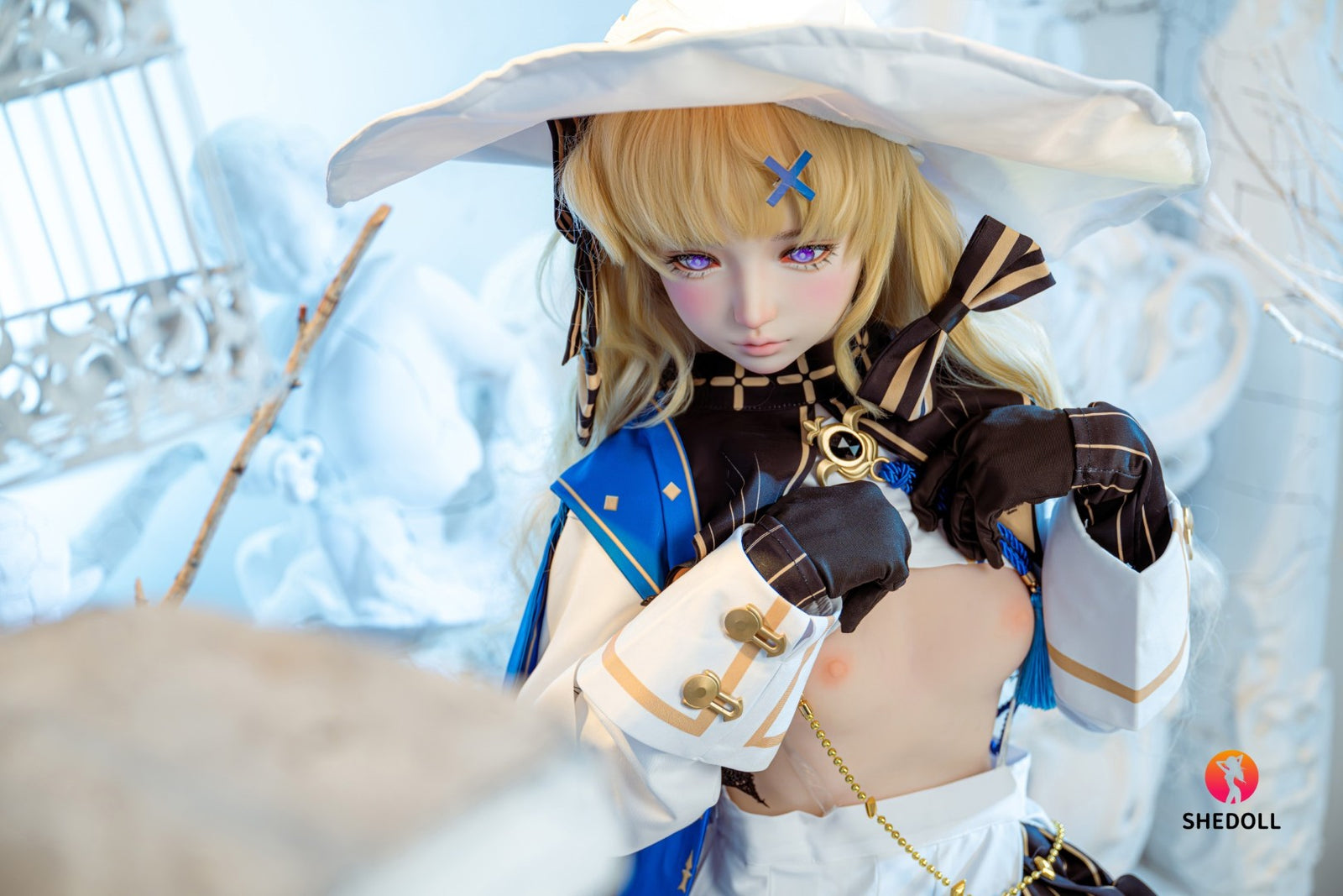 Phoebe sexdukke (SHEDOLL 152 cm A-cup #SH189 2.0 TPE+silikon)