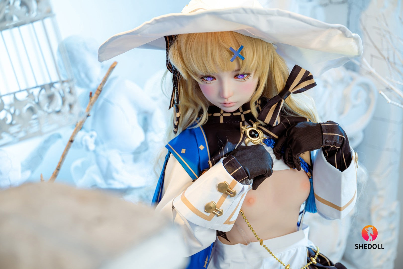 Phoebe sexdukke (SHEDOLL 152cm a-cup #SH189 2.0 TPE+silikon)