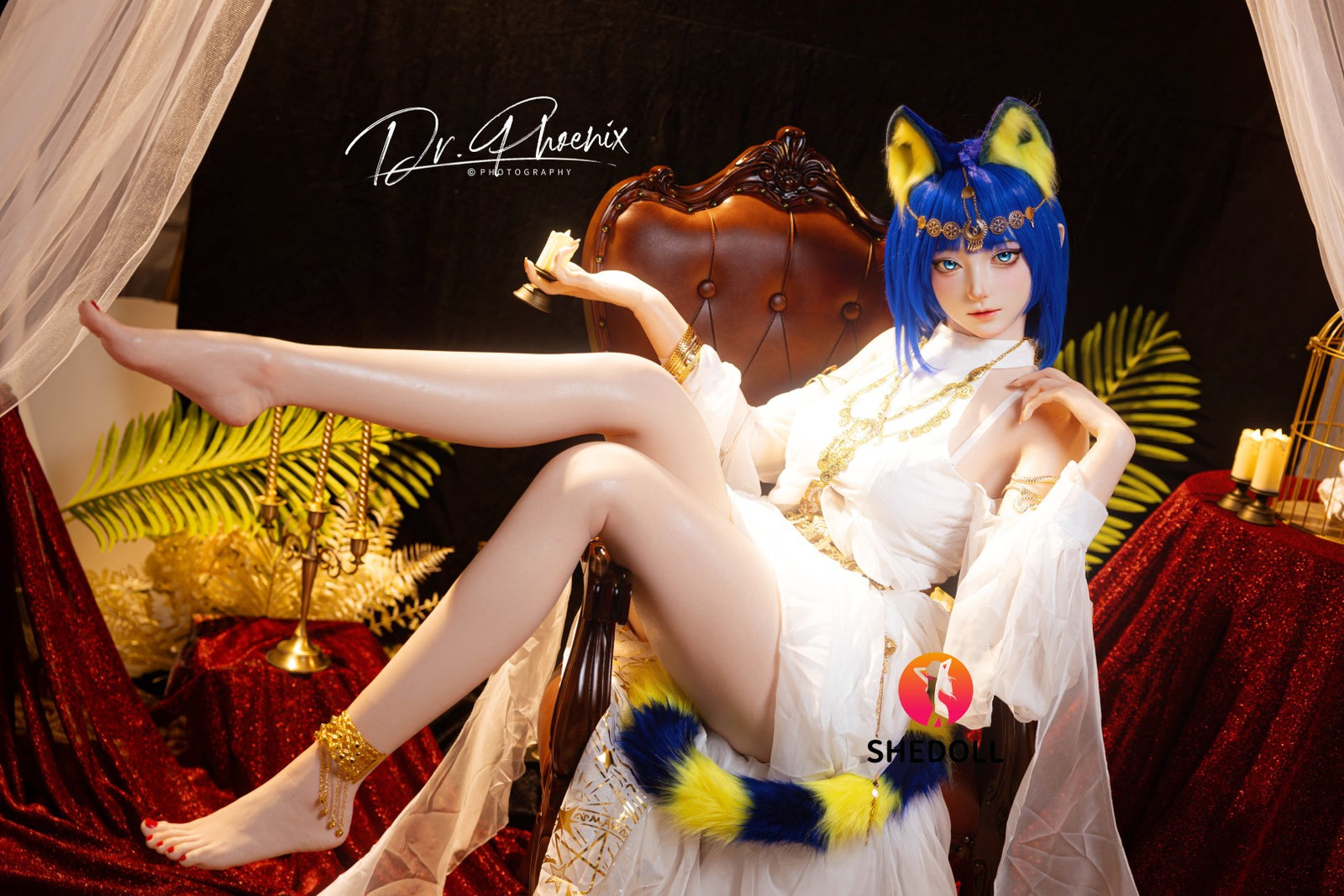 Ankha sexdukke (SHEDOLL 168 cm D-cup #SH192 2.0 silikon)