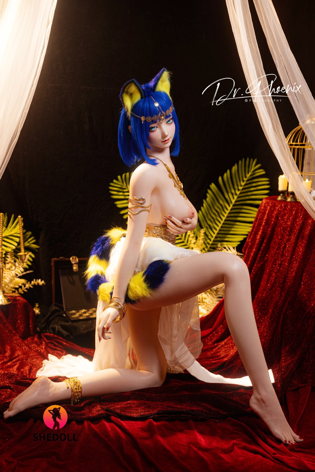 Ankha sexdukke (SHEDOLL 168 cm D-cup #SH192 2.0 silikon)