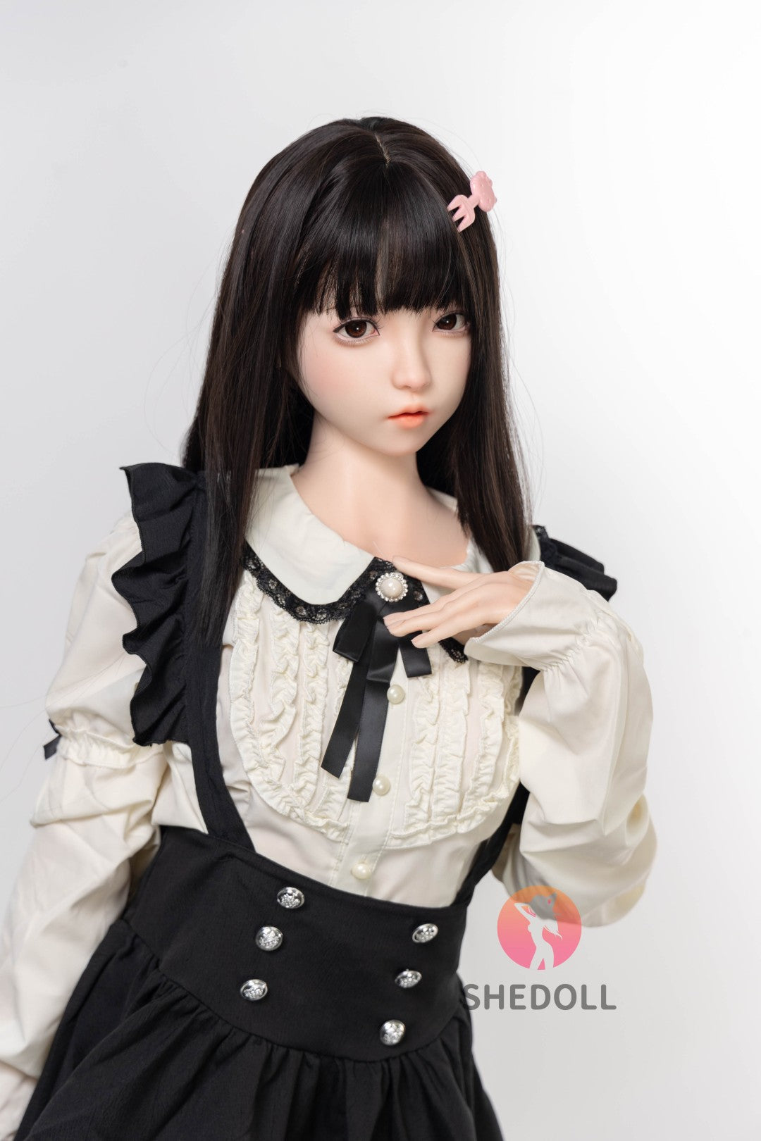 Sukkertøy sexdukke (SHEDOLL 152 cm A-cup #SH195 2.0 silikon)