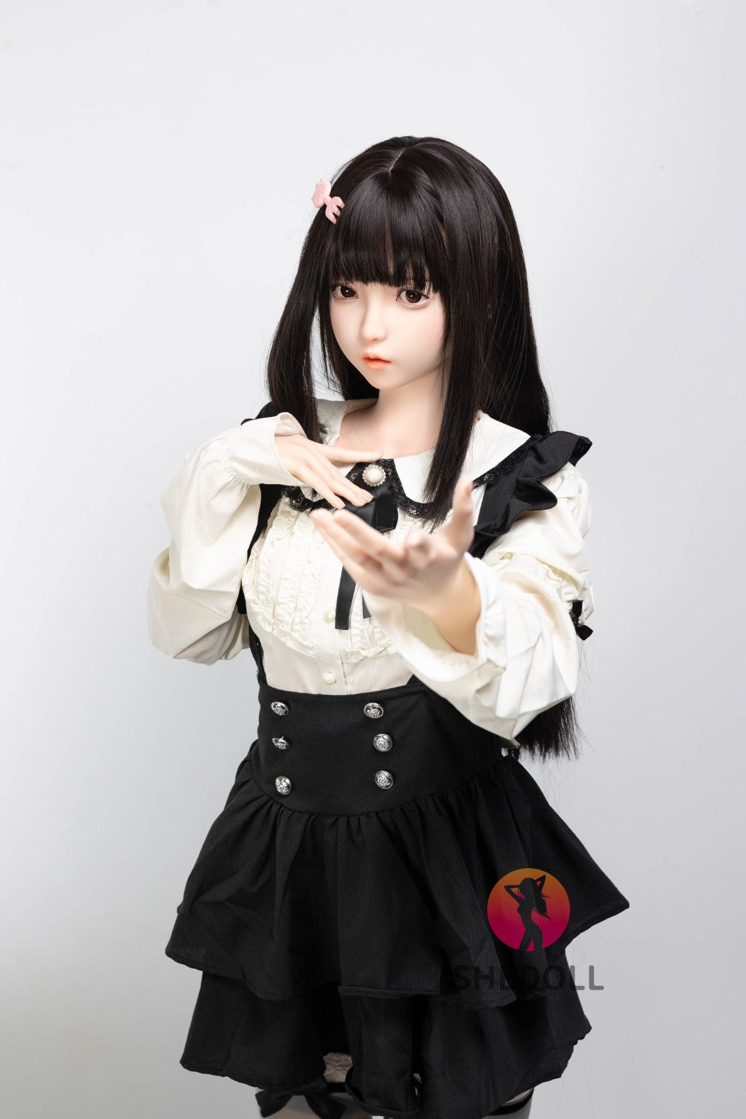 Sukkertøy sexdukke (SHEDOLL 152 cm A-cup #SH195 2.0 silikon)