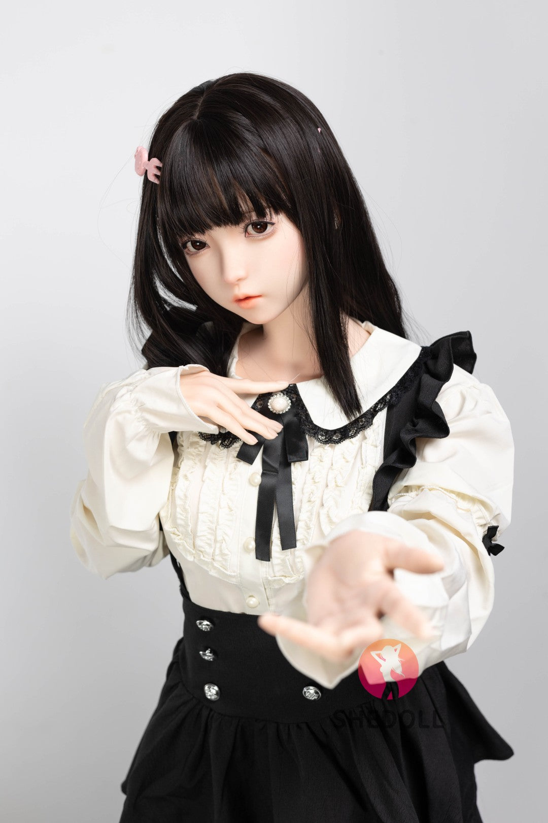 Sukkertøy sexdukke (SHEDOLL 152 cm A-cup #SH195 2.0 silikon)