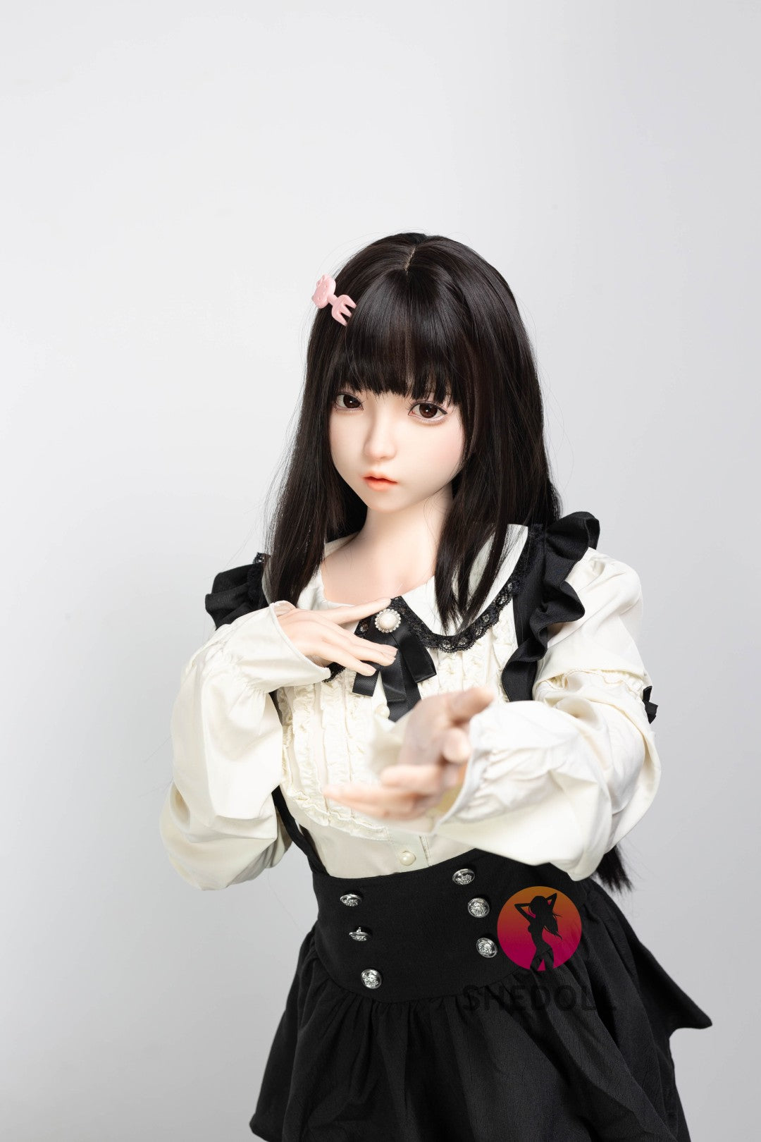 Sukkertøy sexdukke (SHEDOLL 152 cm A-cup #SH195 2.0 silikon)