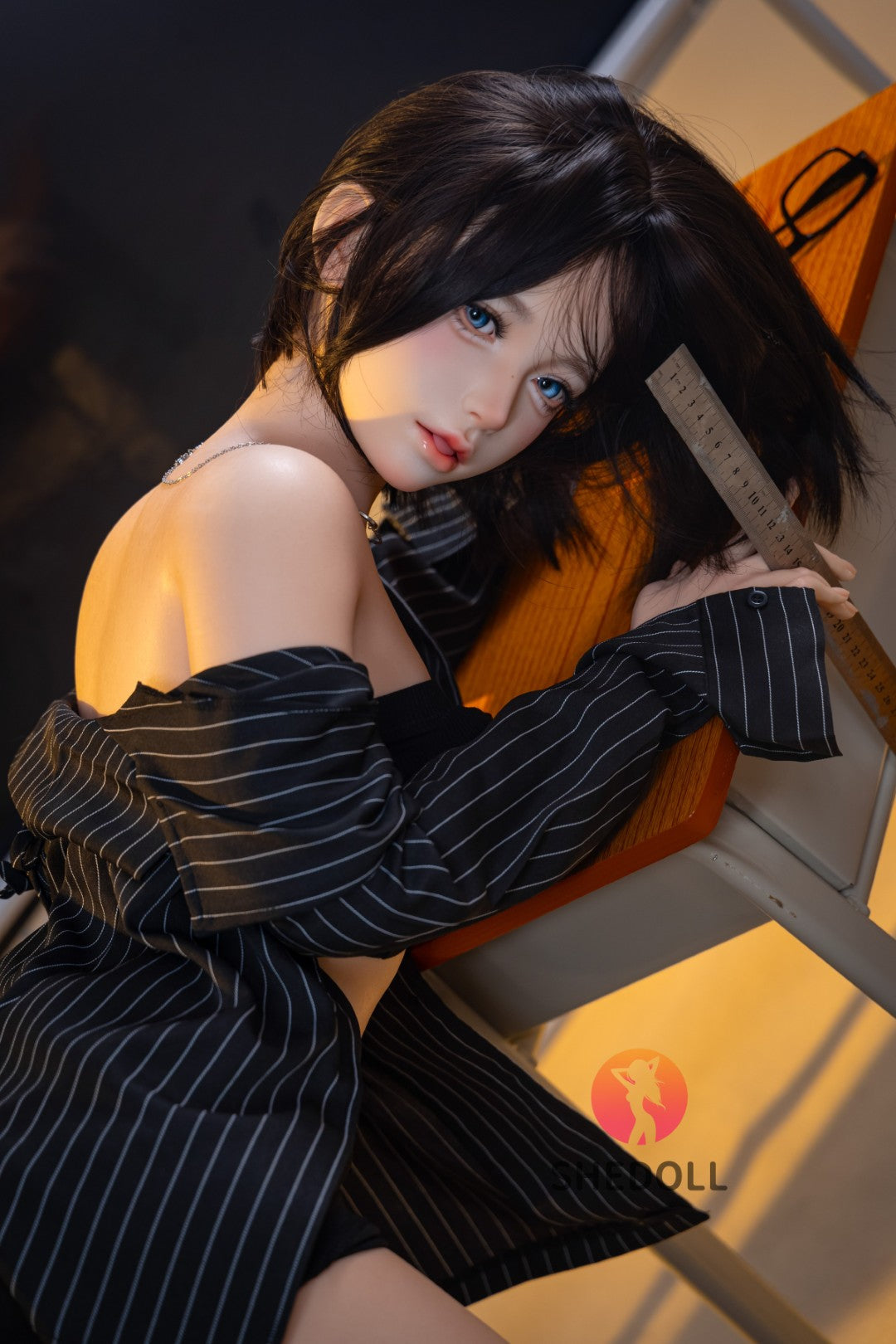 Lina sexdukke (SHEDOLL 152 cm A-cup #SH200 2.0 silikon)