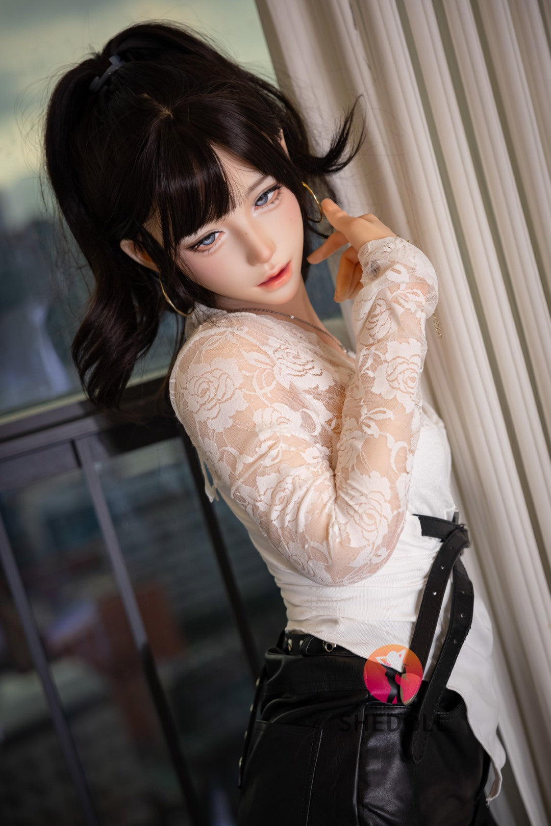 Lina sexdukke (SHEDOLL 152 cm A-cup #SH202 2.0 silikon)