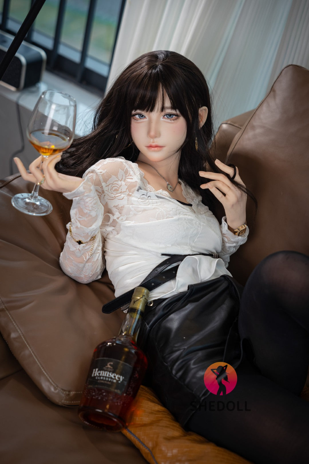 Lina sexdukke (SHEDOLL 152 cm A-cup #SH202 2.0 silikon)