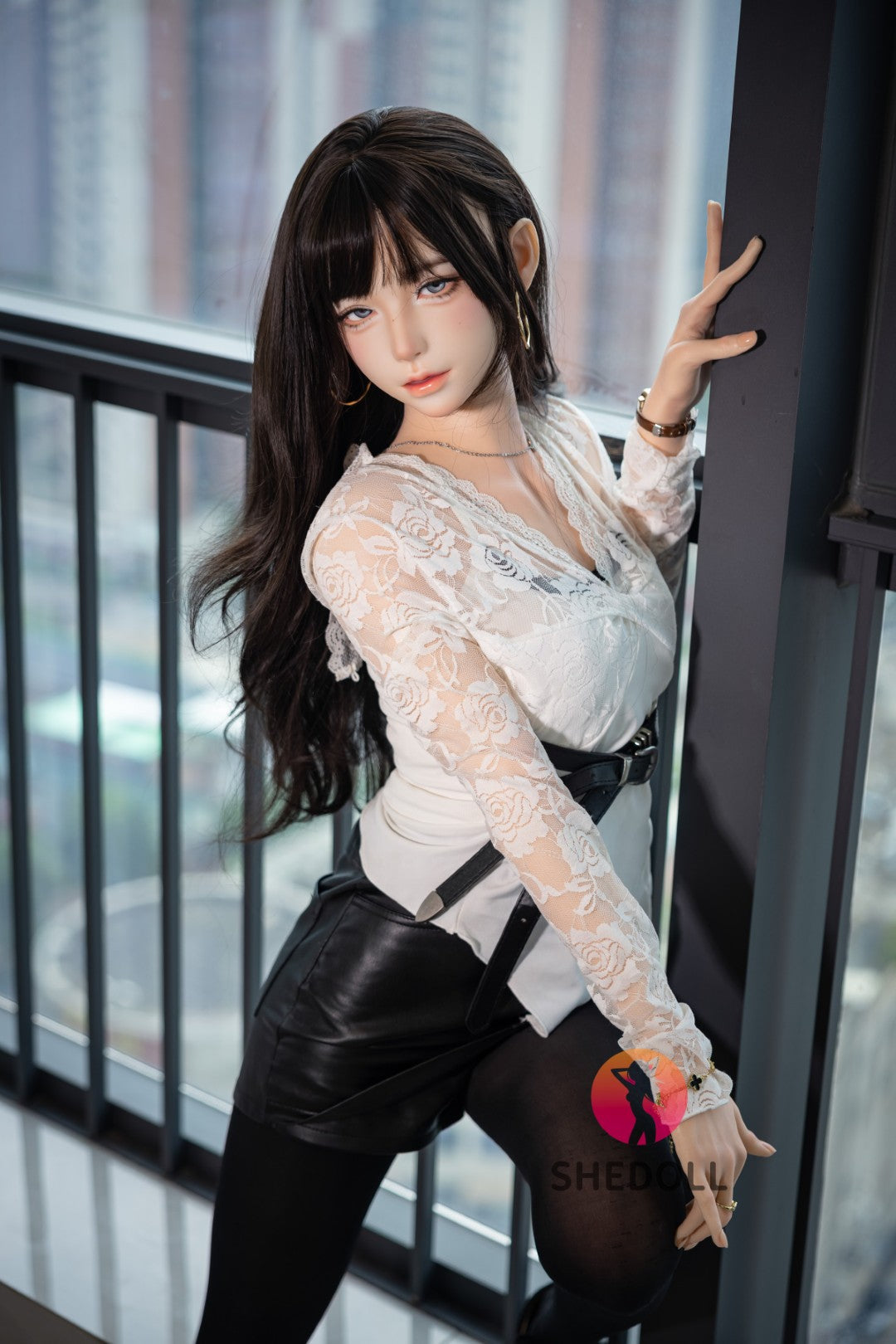 Lina sexdukke (SHEDOLL 152 cm A-cup #SH202 2.0 silikon)