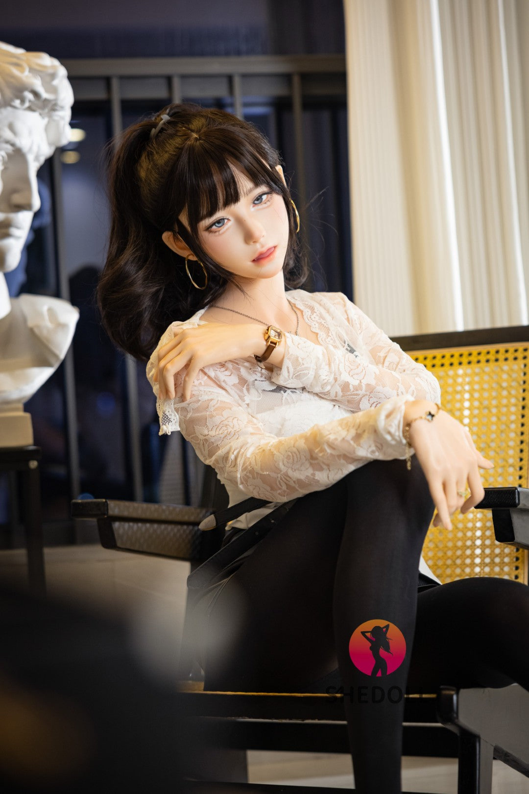 Lina sexdukke (SHEDOLL 152cm a-cup #SH202 2.0 silikon)
