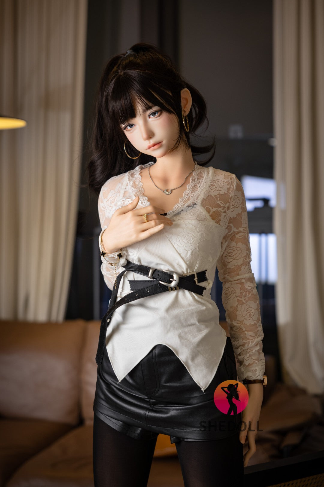Lina sexdukke (SHEDOLL 152cm a-cup #SH202 2.0 silikon)