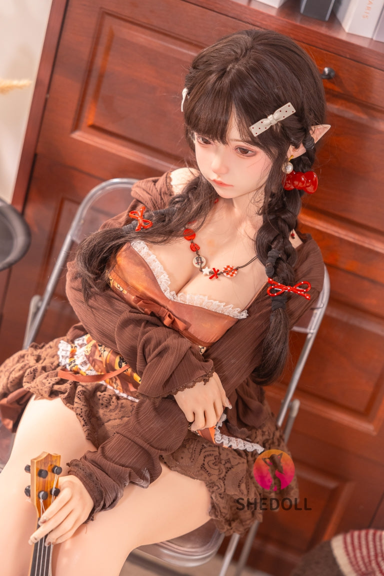 Aileen sexdukke (SHEDOLL 145 cm G-cup #SH215 Silikon)