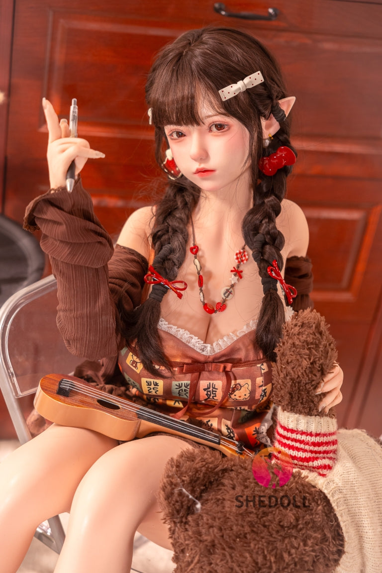 Aileen sexdukke (SHEDOLL 145 cm G-cup #SH215 Silikon)