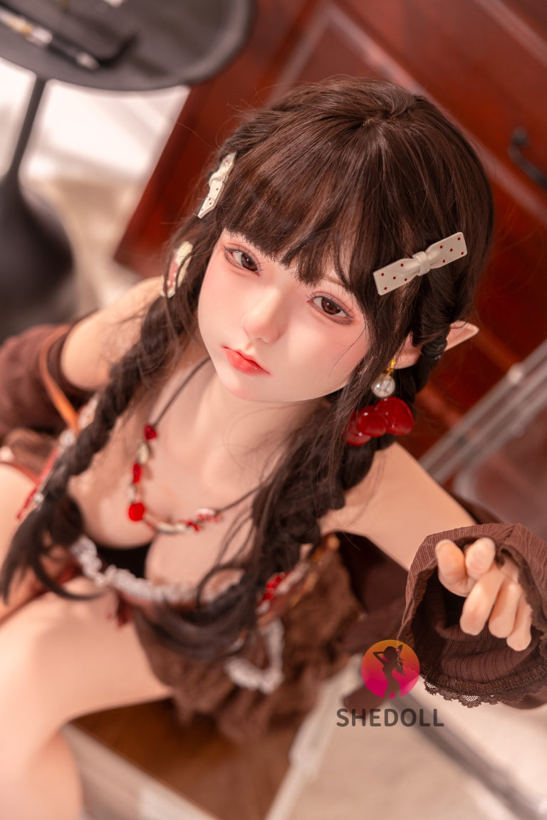 Aileen sexdukke (SHEDOLL 145 cm G-cup #SH215 Silikon)