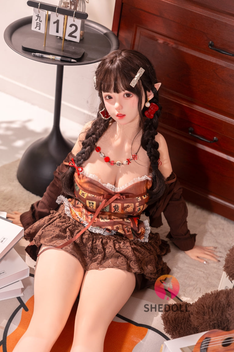 Aileen sexdukke (SHEDOLL 145 cm G-cup #SH215 Silikon)