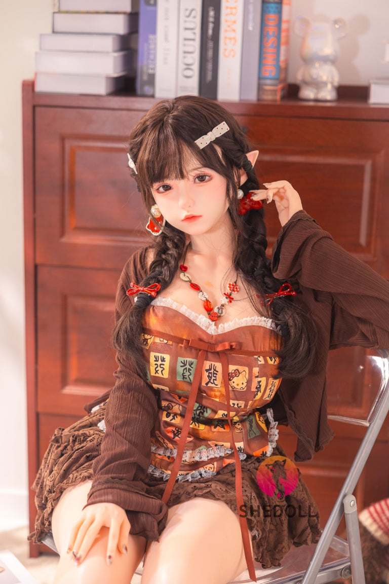 Aileen sexdukke (SHEDOLL 145 cm G-cup #SH215 Silikon)