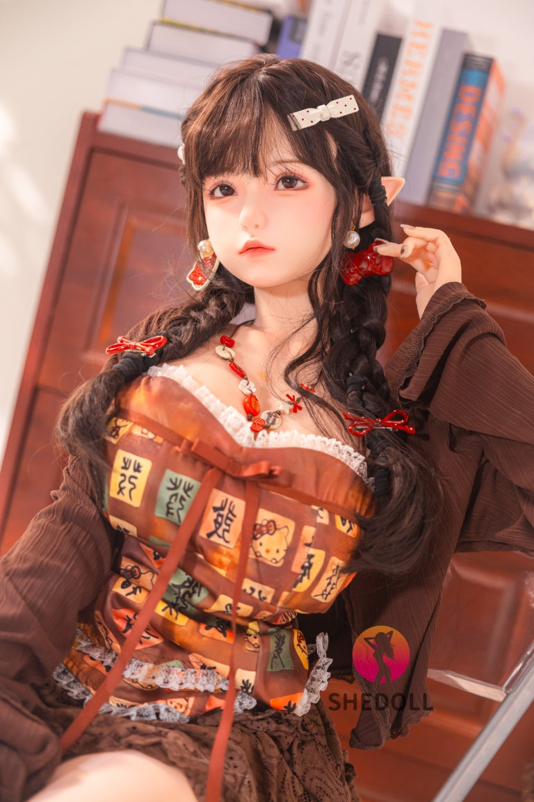 Aileen sexdukke (SHEDOLL 145 cm G-cup #SH215 Silikon)