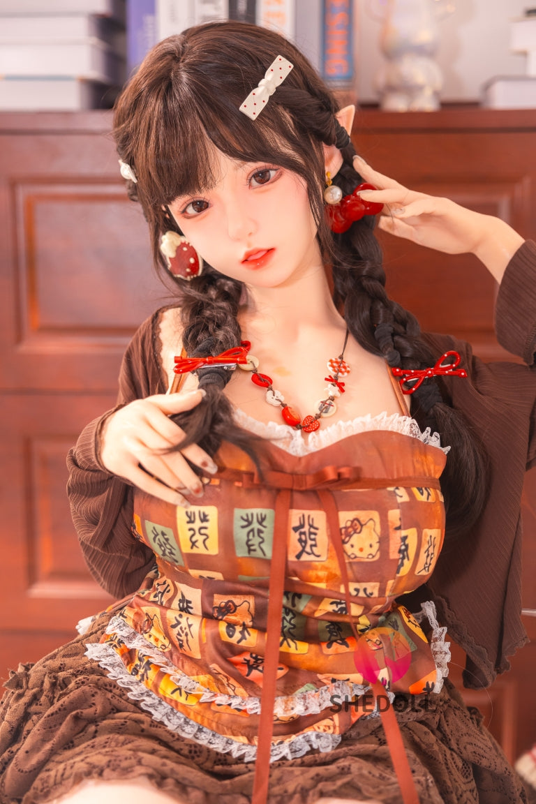 Aileen sexdukke (SHEDOLL 145 cm G-cup #SH215 Silikon)