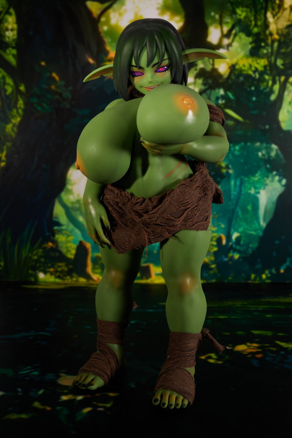 Zarga Orc sexdukke (Climax Doll Mini 70 cm V-cup silikon)