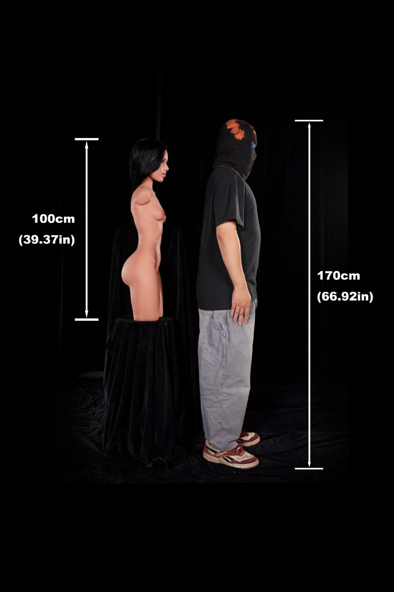 Raven Torso sexdukke (Climax Doll ULW 100 cm A-cup silikon)