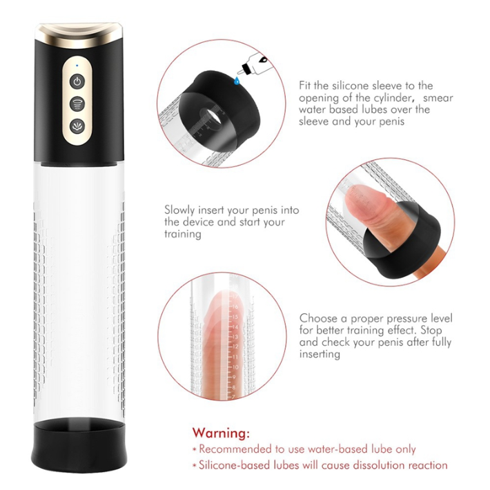 Penispumpe automatisk (elektronisk)
