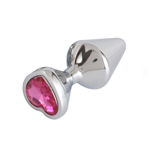Butt plug in aluminum - set with 3 sizes