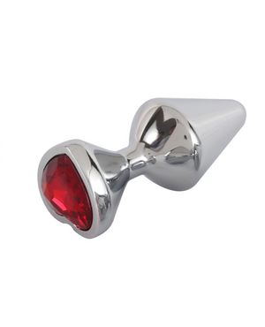 Butt plug in aluminum - set with 3 sizes