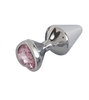 Butt plug in aluminum - set with 3 sizes