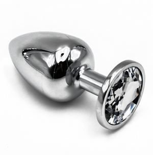 Butt plug in aluminum - set with 4 sizes