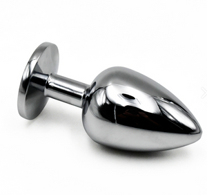 Butt plug in aluminum - set with 4 sizes